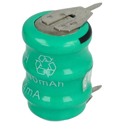 VHBW Battery V40H - 40 mAh 3.6 V NiMH