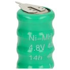 VHBW Gombelem Akku V40H - 40 mAh 4,8 V NiMH