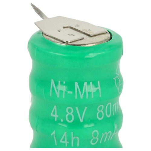 VHBW Gombelem Akkumulátor V80H 3 tűs - 80 mAh 4,8 V NiMH