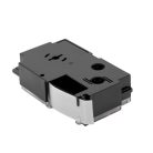 VHBW Casio XR-18GX Etikettenband - 18 mm, Schwarz-Transparent