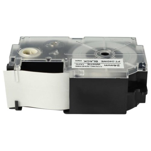 VHBW Casio XR-24GWE Etikettenband, 24 mm, Schwarz-Weiß