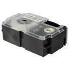 VHBW Casio XR-24GWE Etikettenband, 24 mm, Schwarz-Weiß