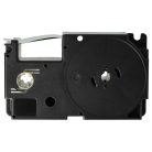 VHBW Casio XR-24GWE Etikettenband, 24 mm, Schwarz-Weiß