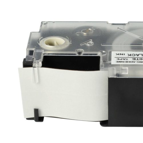 VHBW Casio XR-24GWE Etikettenband, 24 mm, Schwarz-Weiß