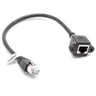 VHBW Cat6 RJ45 dugó - RJ45 aljzat hosszabbítókábel, 0,3 m