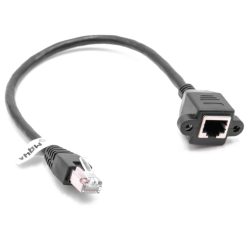   VHBW Cat6 RJ45 dugó - RJ45 aljzat hosszabbítókábel, 0,3 m