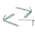 VHBW Univerzális Sütőajtó Tömítés, Szögletes Sarokhorgok, 3m, Fekete