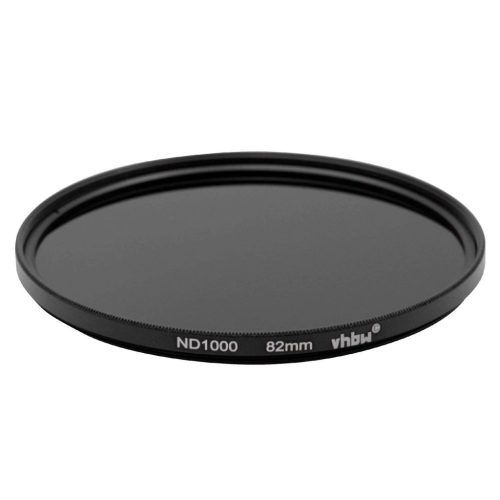 VHBW ND 1000 Universal ND Filter, 82 mm Filter Thread - Gray