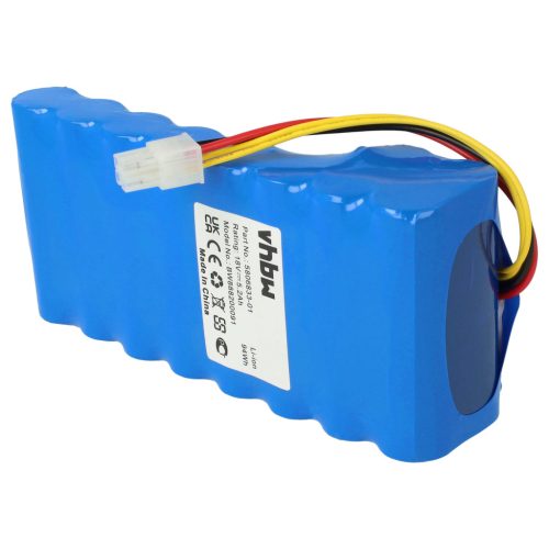 VHBW Battery Husqvarna 580 68 33-01, 580683301, 5806833-01, 580683302 - 5200 mAh 18 V Li-Ion