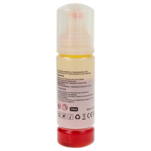 VHBW Epson 102 Yellow Refill Ink Dye, C13T03R440, 70 ml