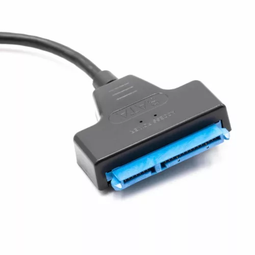 VHBW SATA III-USB 3.0 External Hard Drive Adapter Cable, HDD, SSD, Plug-and-Play, Black
