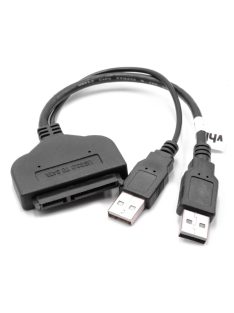   SATA III-USB 3.0 Külső Merevlemez-Adapter Kábel, HDD, SSD, Plug-and-Play, Fekete