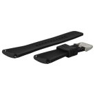 VHBW Samsung Galaxy Watch / Gear csuklópánt - 13,1 + 7,1 cm, 22 mm, szilikon, fekete