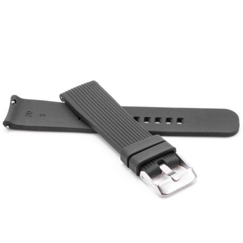 VHBW Samsung Galaxy Watch S csuklópánt - 11,1 + 73 cm, 20 mm, szilikon, fekete