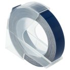VHBW Dymo 0898100, 520106, S0898140 - 3D embossed label tape - 9 mm - white-blue