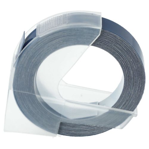 VHBW Dymo 0898100, 520106, S0898140 - 3D embossed label tape - 9 mm - white-blue