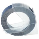 VHBW Dymo 0898100, 520106, S0898140 - 3D embossed label tape - 9 mm - white-blue