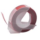 VHBW Dymo 520102, 0898100, S0898150 3D Label Tape - 9mm, White-Red