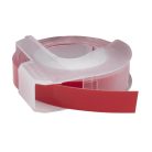 VHBW Dymo 520102, 0898100, S0898150 3D Label Tape - 9mm, White-Red