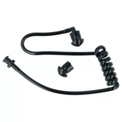   VHBW Acoustic Tube for Headphones - 2x earphones, Black, Transparent