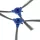 VHBW 2x Side Brush Eufy / Tesvor, 3 Arm, Black / Gray / Blue