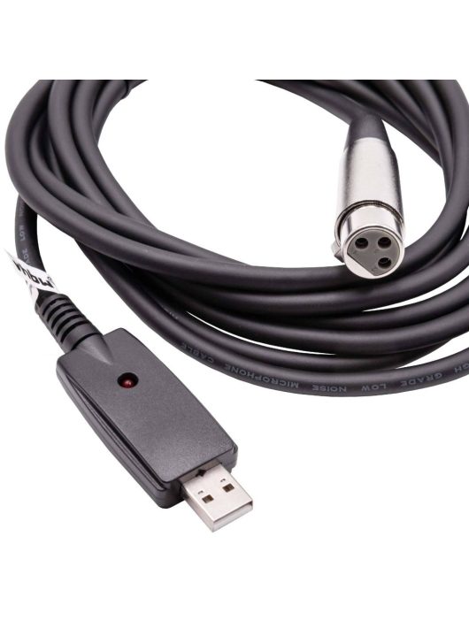 VHBW USB 2.0-XLR 3 tűs kábeladapter, 2,8 m