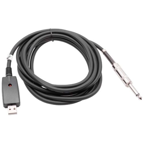 VHBW USB 2.0-6,35 mm Audio Jack Kábeladapter - 2,8 m