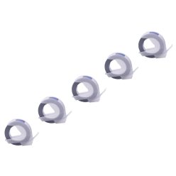   VHBW 3D Embossed Label Tape Dymo 520106, S0898140 - 9 mm White-Blue