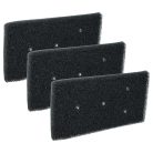 VHBW Trocknerfilterset 481010716911 - 3 Stück Schaumfilter