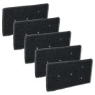 VHBW Trocknerfilterset Whirlpool / Bauknecht 481010716911 - 5 Stück Schaumfilter