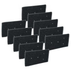 VHBW Trocknerfilterset 481010716911 - 10x Schaumfilter