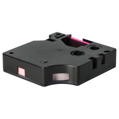 VHBW Dymo D1 Label Tape, 1933238-1, 12 mm, Black-Pink