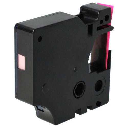 VHBW Dymo D1 Label Tape, 1933238-1, 12 mm, Black-Pink