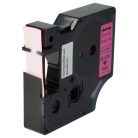 VHBW Dymo D1 Label Tape, 1933238-1, 12 mm, Black-Pink