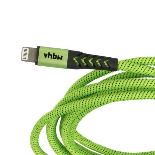 Lightning Cable - USB for 1st generation Apple AirPods Apple iOS - green black, 180 cm