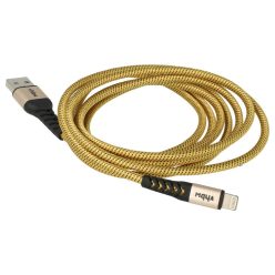   Villámkábel - USB megfelelő 1. generációs Apple AirPods Apple iOS - sárga fekete, 180 cm