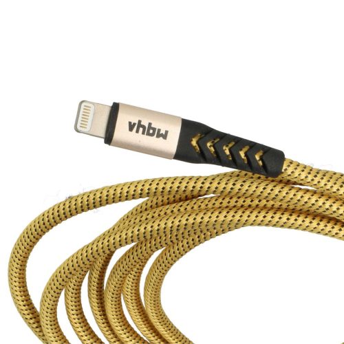 Blitzkabel - USB für 1. Generation Apple AirPods Apple iOS - gelb schwarz, 180 cm