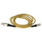 Blitzkabel - USB für 1. Generation Apple AirPods Apple iOS - gelb schwarz, 180 cm