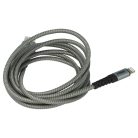 Villámkábel - USB megfelelő 1. generációs Apple AirPods Apple iOS - fekete szürke, 180 cm