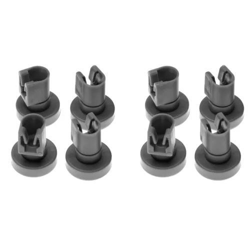 VHBW Privileg / Quelle Dishwasher Upper Basket Wheel, 8x, 25mm Diameter