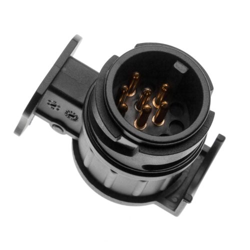 VHBW Auto Anhängeradapter 13-polig - 7-polig Stecker - 12 V
