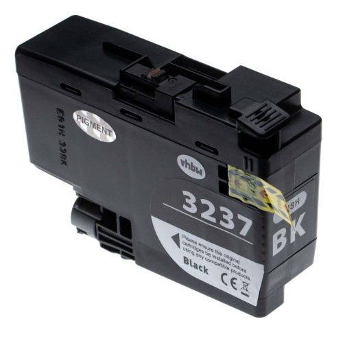VHBW Brother LC-3237BK Tintenpatrone - Schwarz 65 ml + Chip