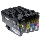 VHBW Ink Cartridge Set LC-3237BK, LC3237BK, LC3237C, LC-3237C - B/C/M/Y
