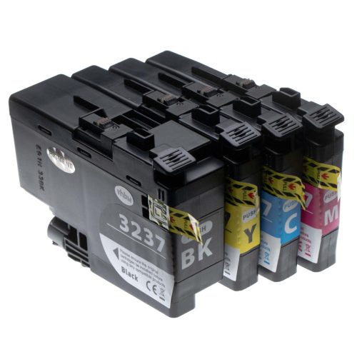 VHBW Ink Cartridge Set LC-3237BK, LC3237BK, LC3237C, LC-3237C - B/C/M/Y