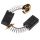 VHBW Makita CB-253 Carbon Brush, 7 x 11 x 18 mm, 2 pieces