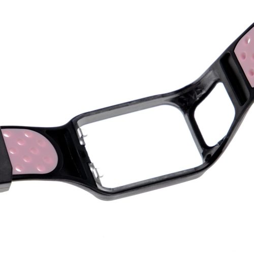 VHBW TomTom Smartwatch Csuklópánt - 237 mm, Szilikon, Fekete, Rózsaszín