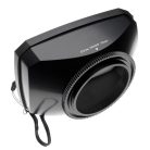 VHBW 72 mm Filter Thread Lens Hood with White Balance Cap, 16:9 Format