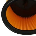 VHBW 1x Cartridge Filter for Grizzly 91092030 Aq Vac Vacuum, Black/Yellow