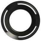 VHBW 35 mm Lens Hood - 51 mm Filter Thread, Black, Round, with Grooves