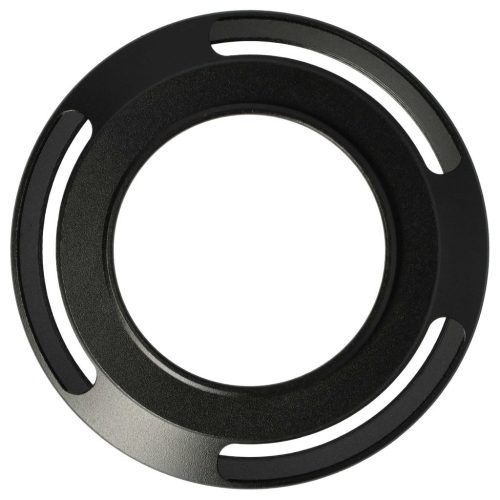 VHBW 35 mm Lens Hood - 51 mm Filter Thread, Black, Round, with Grooves